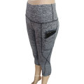 Pantalones de yoga deportivos de entrenamiento de adelgazamiento de talla grande de alta calidad con bolsillos para mujer